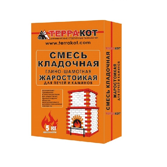 ТЕРРАКОТ Смесь кладочная глино-шамотная 5кг